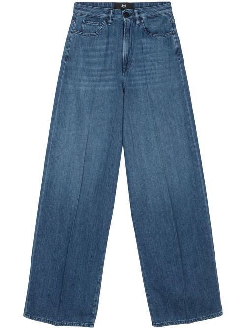 Flip wide-leg jeans - Blue