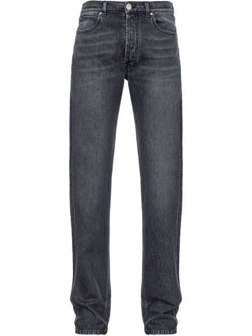 Leyda loose low-rise jeans - Grey