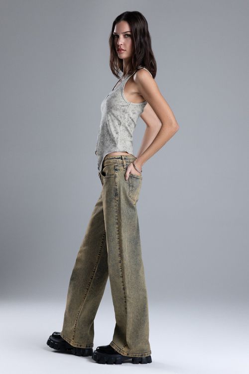 "Tropez Baggy Wide Leg Jeans