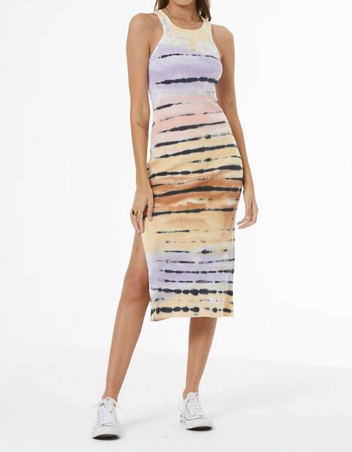 Iggy Midi Dress In Dusty Iris