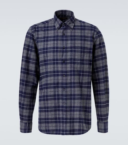 Checked cotton shirt