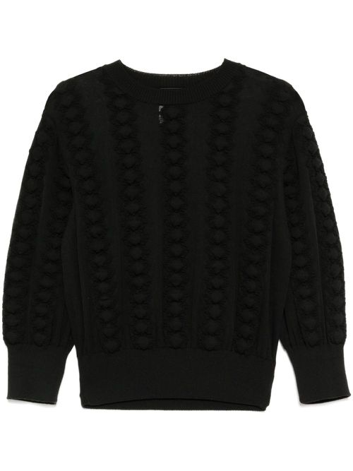 2000s cotton jumper - BLACK