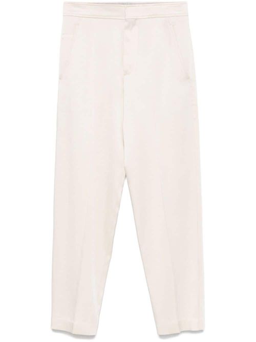 Satin trousers - Neutrals
