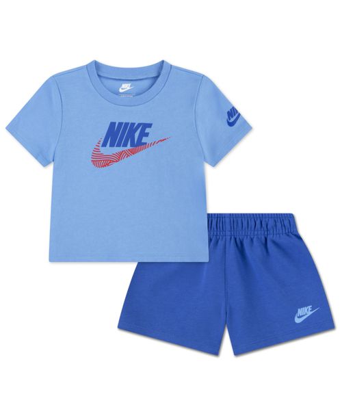 Baby Boys' In The Zone French Terry T-Shirt and Shorts, 2-Piece Set - Game Royal