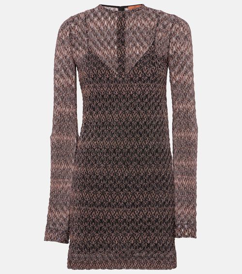 Lamé minidress