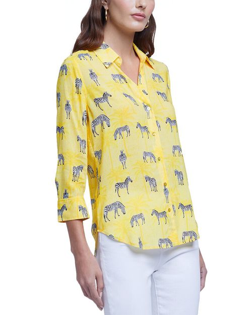 Dnu Camille 3/4-Sleeve Blouse