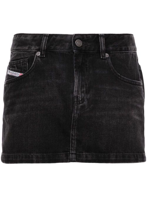 De-Ron denim miniskirt - Black
