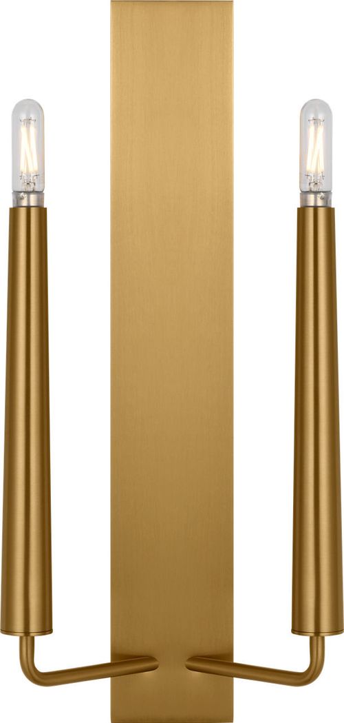 Burnished Brass Wall Sconce from the Lois Collection