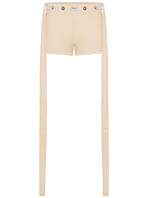 Shorts with logo patch