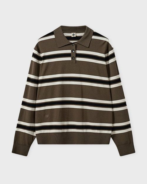 The Garment Sweater Madison Polo Print EUR