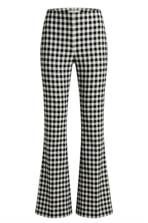 Women's Flared Pants In Black & White