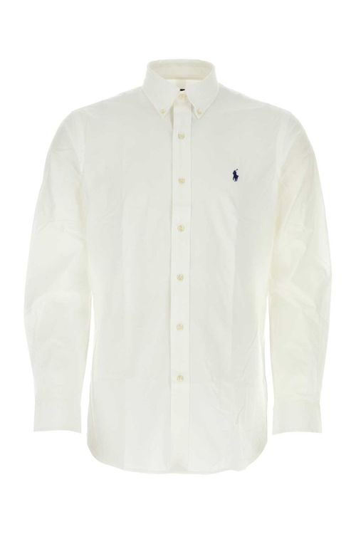 Withe poplin stretch shirt