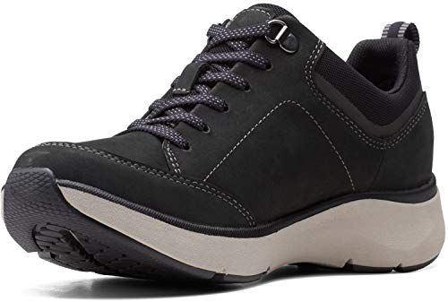 Clarks Wave 2.0 Lace Black Nubuck/Textile Combination