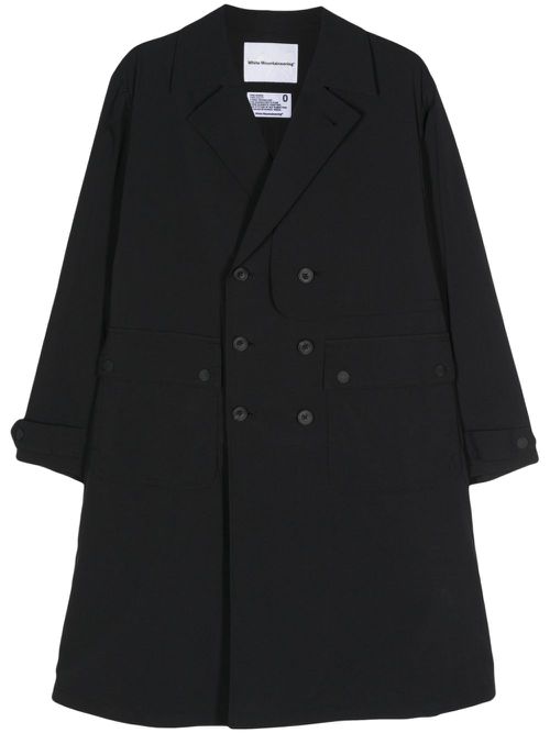 Double-breasted coat - Black