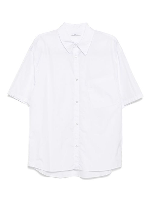 Attachment cotton shirt - White