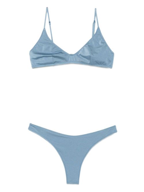Triangle-top bikini - Blue