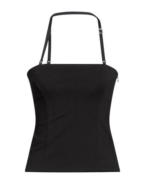 Woman Top Black Size 4 Rayon, Polyamide, Elastane