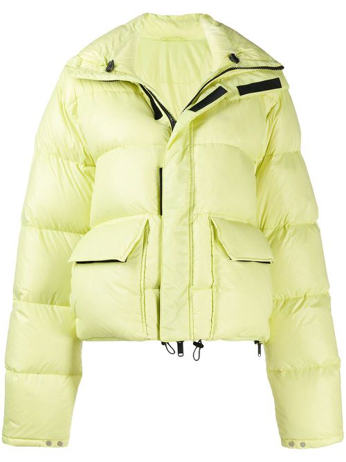 Regular puffer jacket - Green