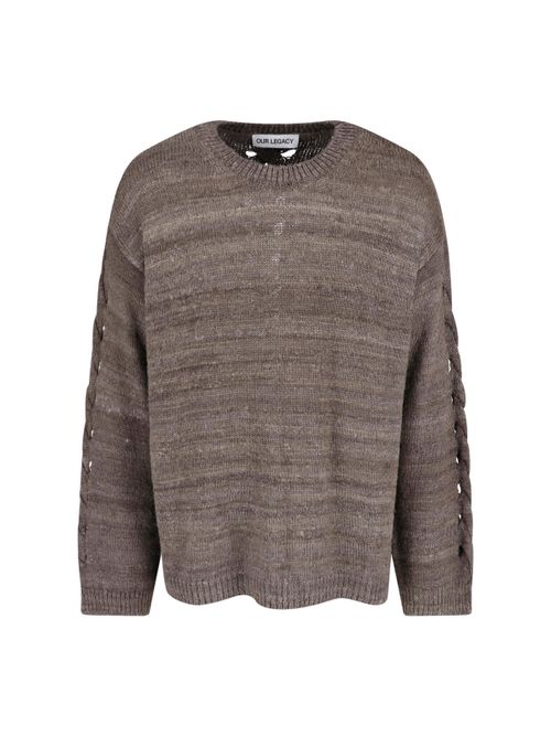 Handspun 100% Silk Sweater for Men