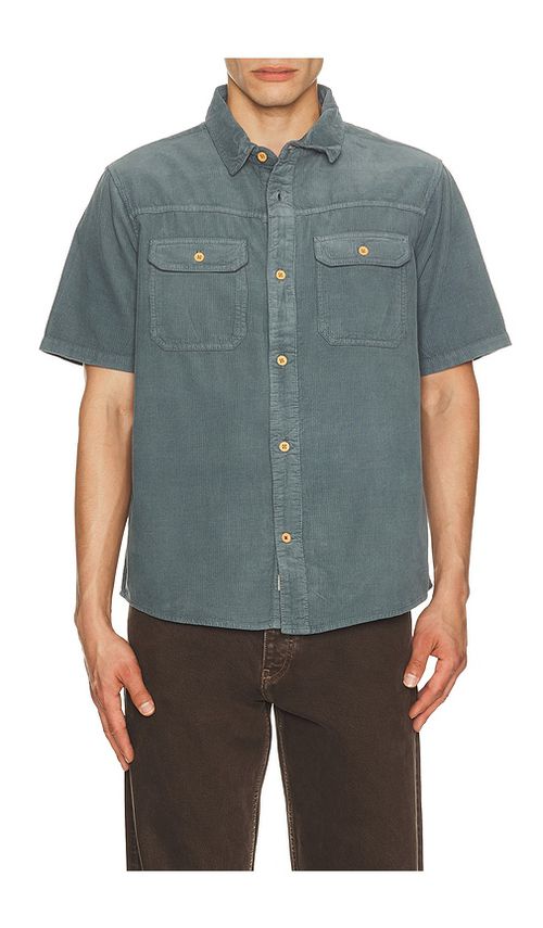 Iron & Resin Herman Shirt in Blue. - S also in M, L, XL/1X