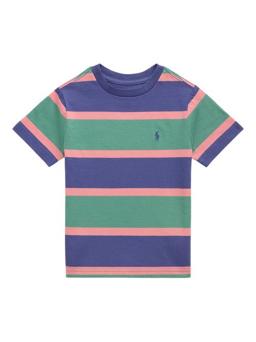 Polo striped T-shirt - Green
