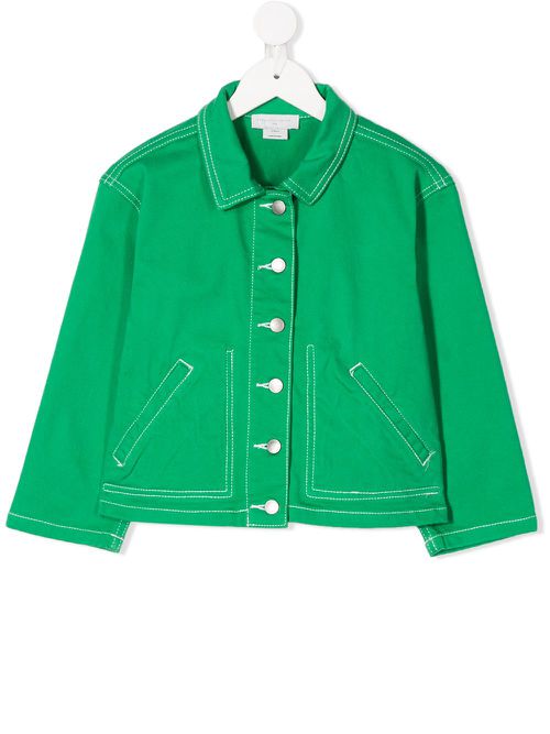 Relaxed fit jacket - Green