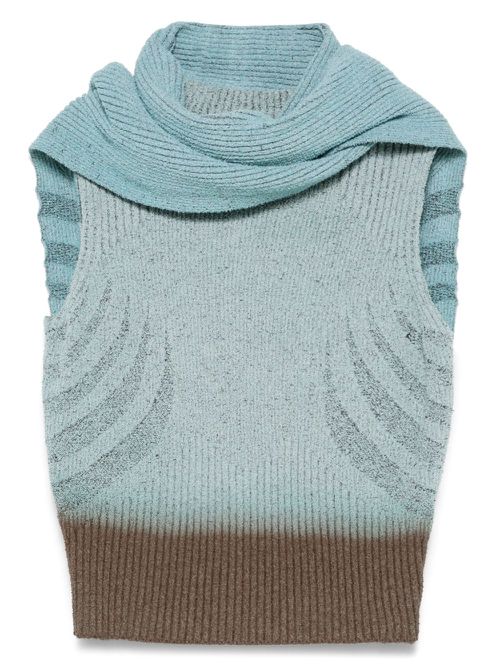 Charlie Constantinou - Knitted Top And Scarf Set - Men's - Polyamide/Cotton/Polyester/Viscose