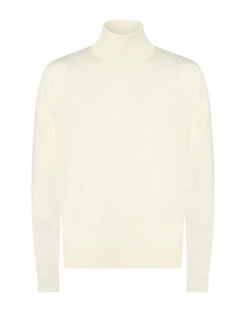 Man Turtleneck Off white Size XL Merino Wool, Acrylic
