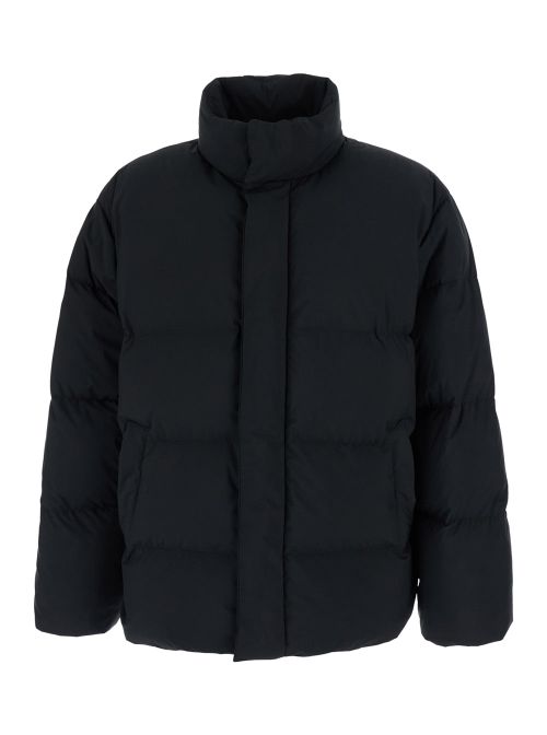 Recycled Polyester Padded Down Jacket — Black
