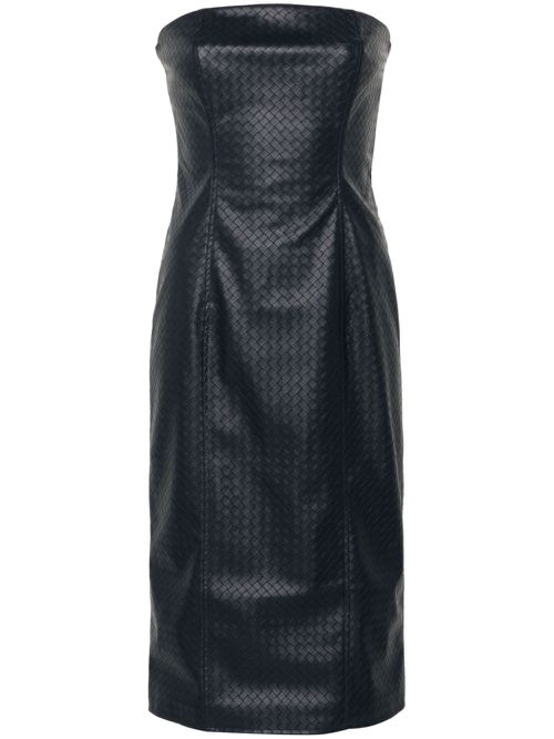 Braided midi dress - Blue
