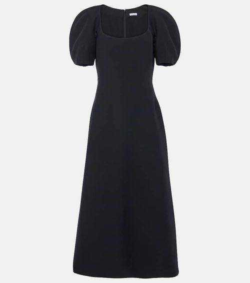 Niahm wool and silk maxi dress