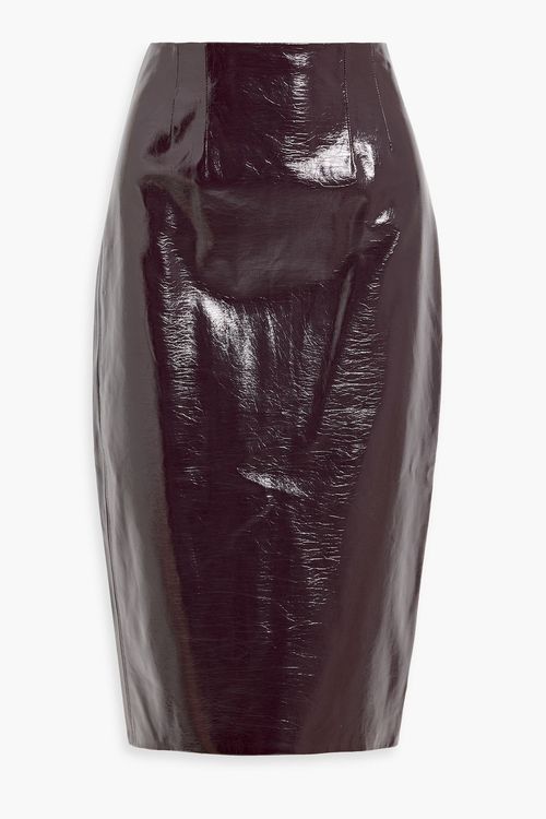 Holmes glossed pencil skirt