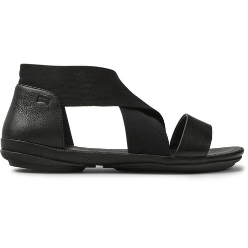 CAMPER Right - Sandals for Women - Black, 9, Smooth leather