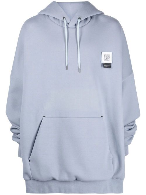 2Way pullover hoodie - Blue