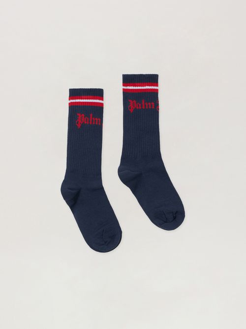 Pa Track High Socks Kids  Navy Blue