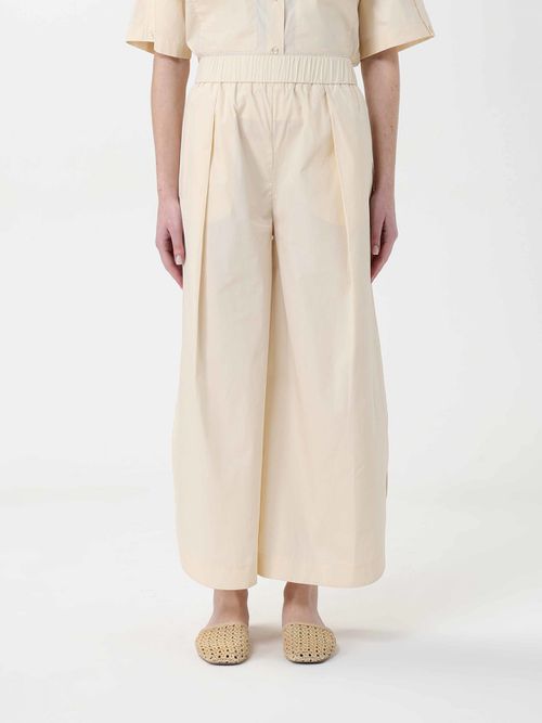 Pants Woman color Yellow Cream