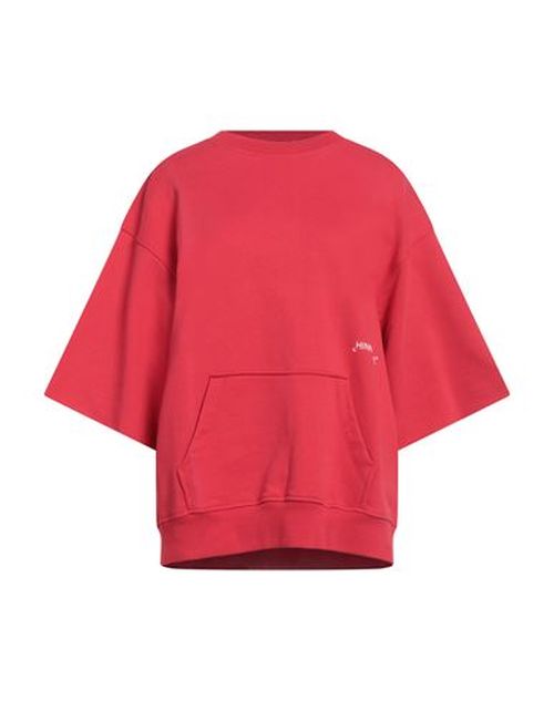 Hinnominate Man Sweatshirt Red Size L Cotton, Elastane