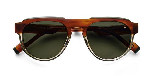 Etnia Barcelona Jinbao HVGR Men's Sunglasses Green Size 54