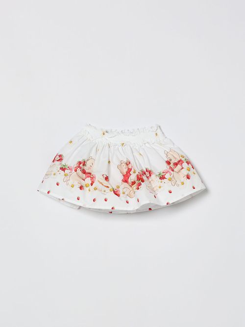 Skirt Kids color White