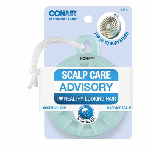The Scalpcare Advisory 2-Sided Scalp Massage and Body Brush