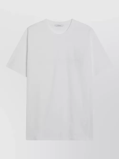 Givenchy - cotton silk t shirt jacquard logo