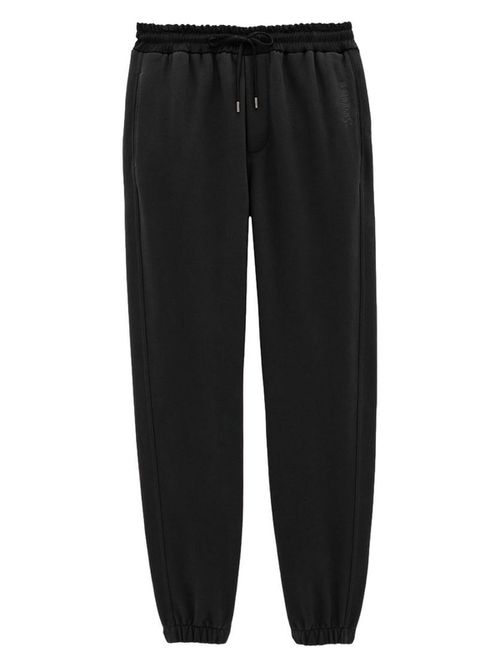 Saint Laurent Women's Cotton Joggers in Black | Size Large | 778059Y36SW Color 1000