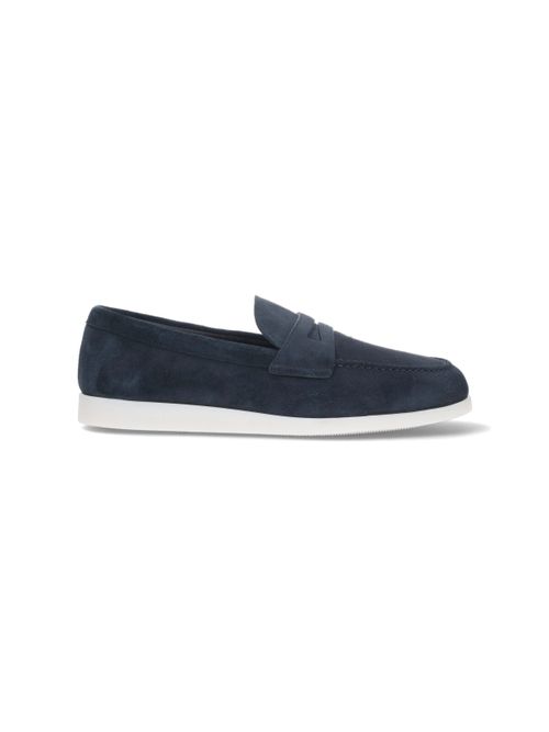 Men's 100% Calf Leather Flat Loafers