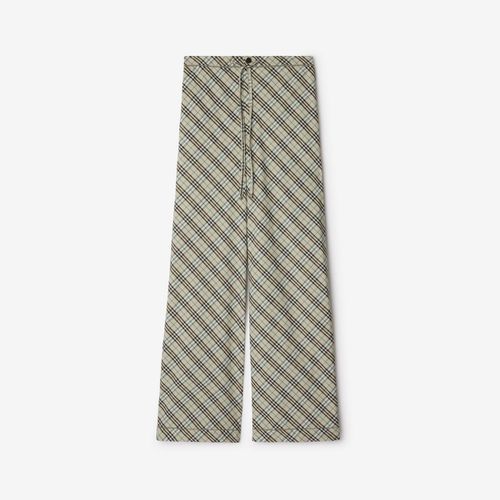 Check Cotton Pyjama Trousers