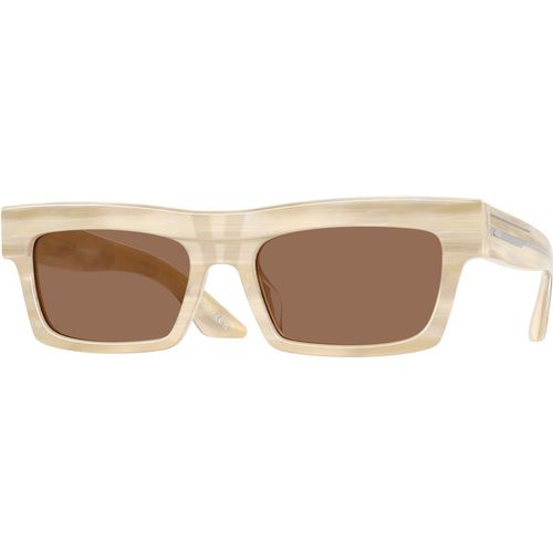 Oliver Peoples Vrouw Oliver Peoples OV5607SU 1985C 104973 Zonnebrillen Acetaat Beige Bruin Kwadraat Normaa