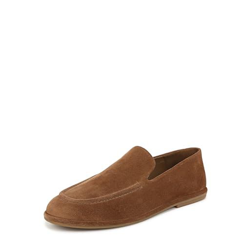 Vince Mens Hann Slip On Dress Loafer New Camel Tan Suede