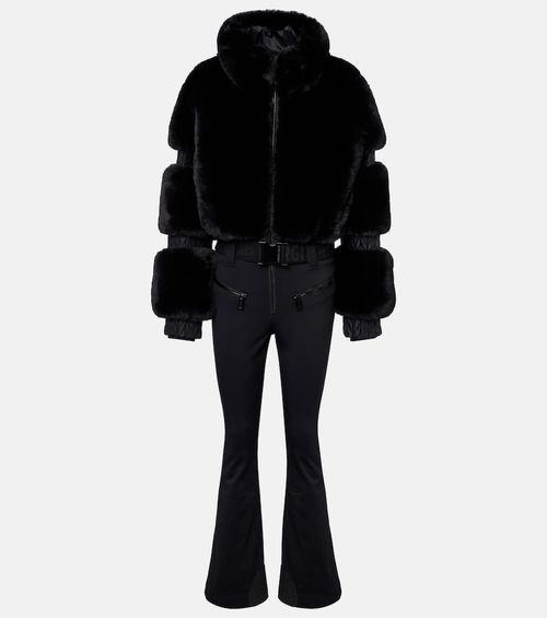Lieke faux fur-trimmed ski jumpsuit