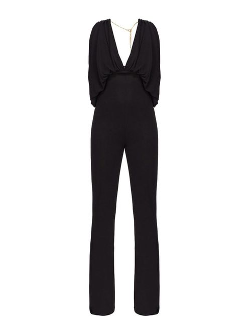 Lagretin Draped Jumpsuit With Slim Cut