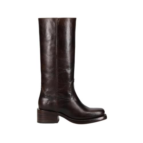 Frye Campus 14L Iconic Tall Boots for Women Crafted from Signature Montana Leather with Goodyear Welt Construction and Stacked Leather Heel – 13” Shaft Height