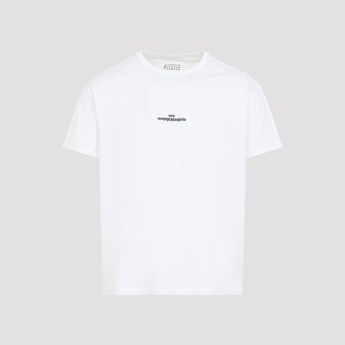 Reversed Logo Cotton T-Shirt for Men